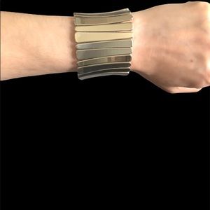 Metallic Golden Fashion Bracelet
